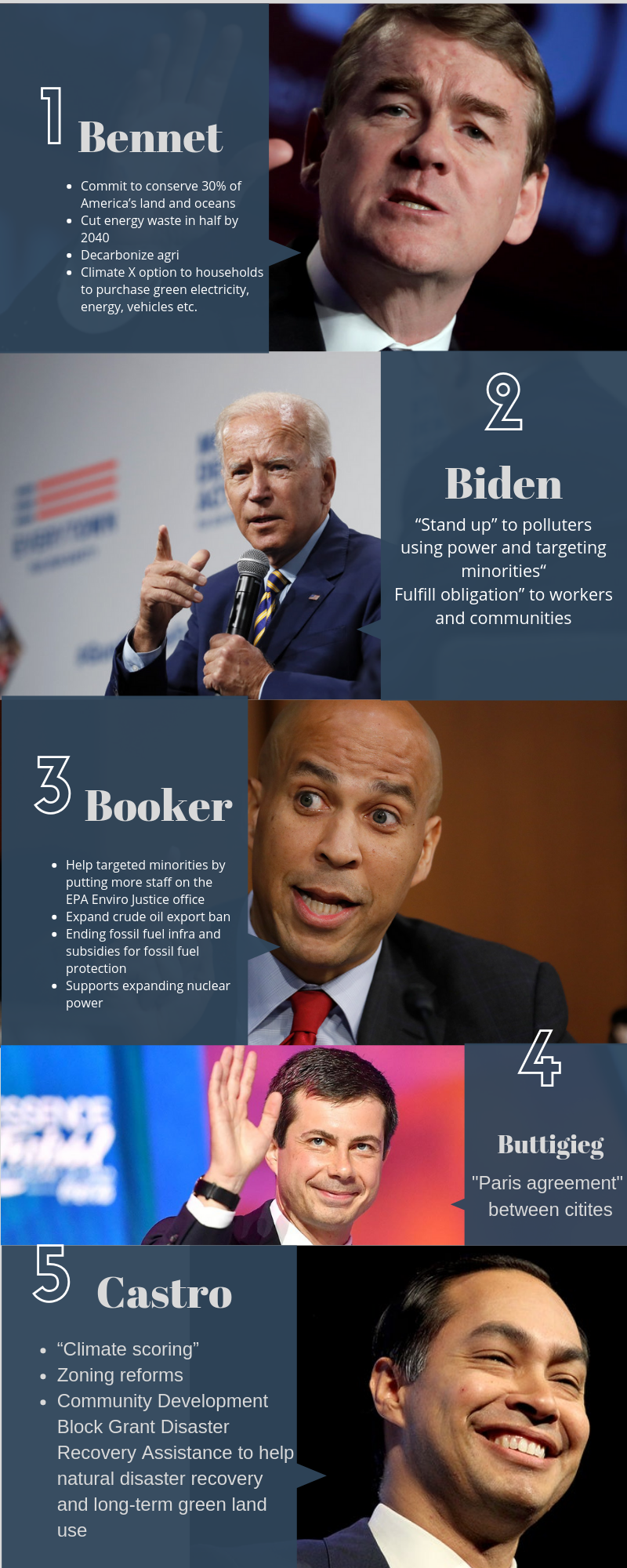 more about the candidates