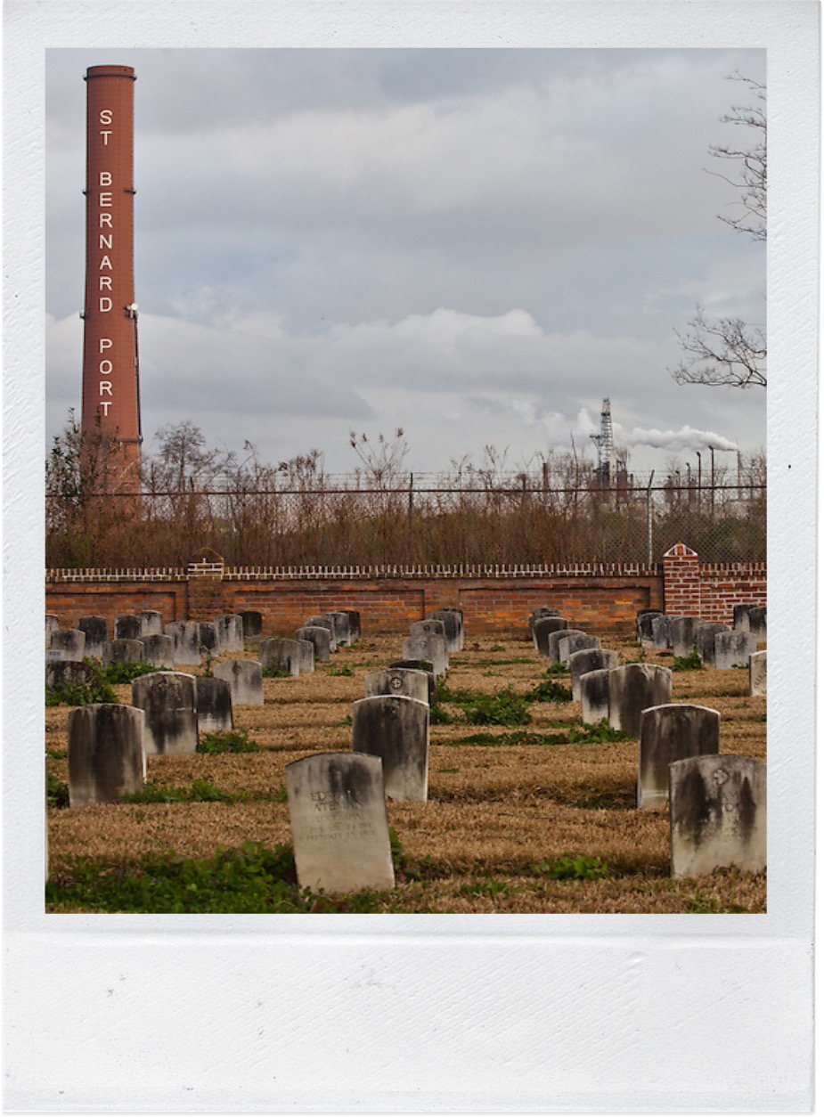 A graveyard